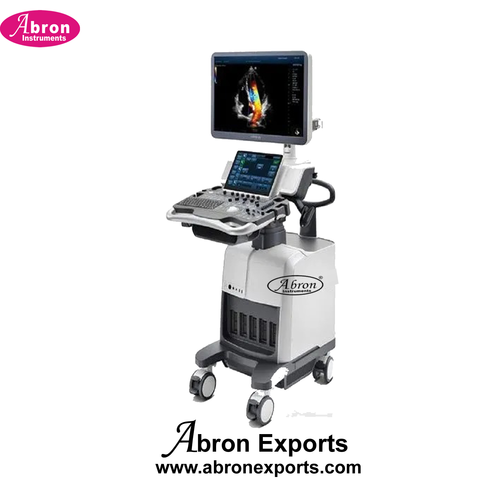 Echocardiogram machine Cardiology Colour doppler sonigraphy Hospital Nursing Home Abron ABM-2505ED3M 